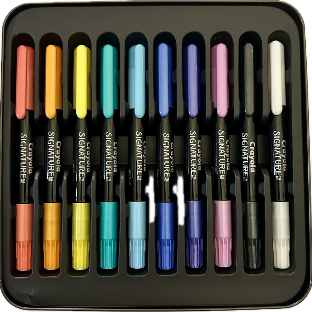Crayola Signature - Pearlescent Cream Sticks Set of 10 - Nearly Brand New - Picture 3 of 9